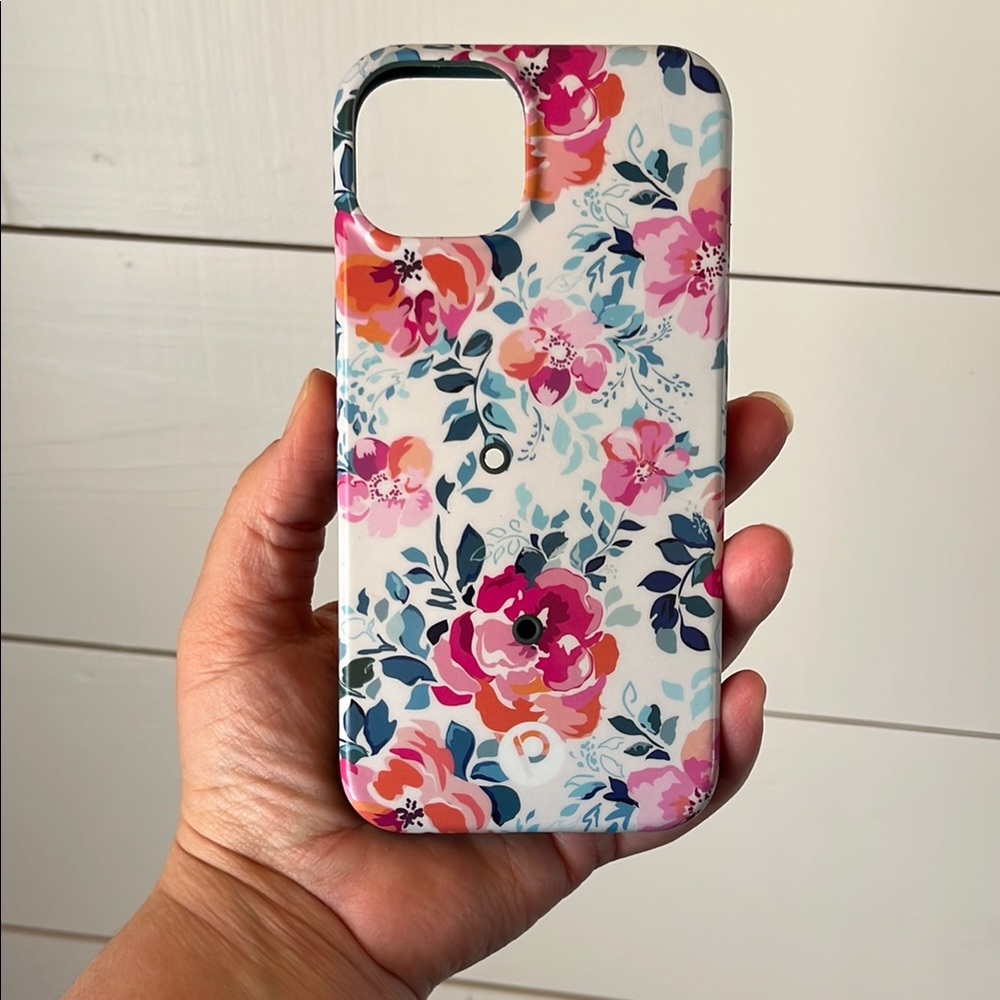 Floral Phone Case - Pink and Blue